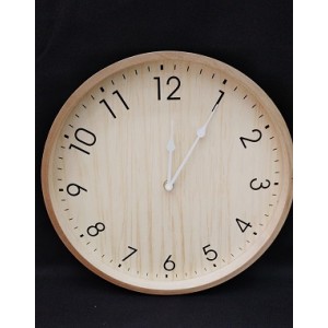 RELOJ PARED MADERA 35CM